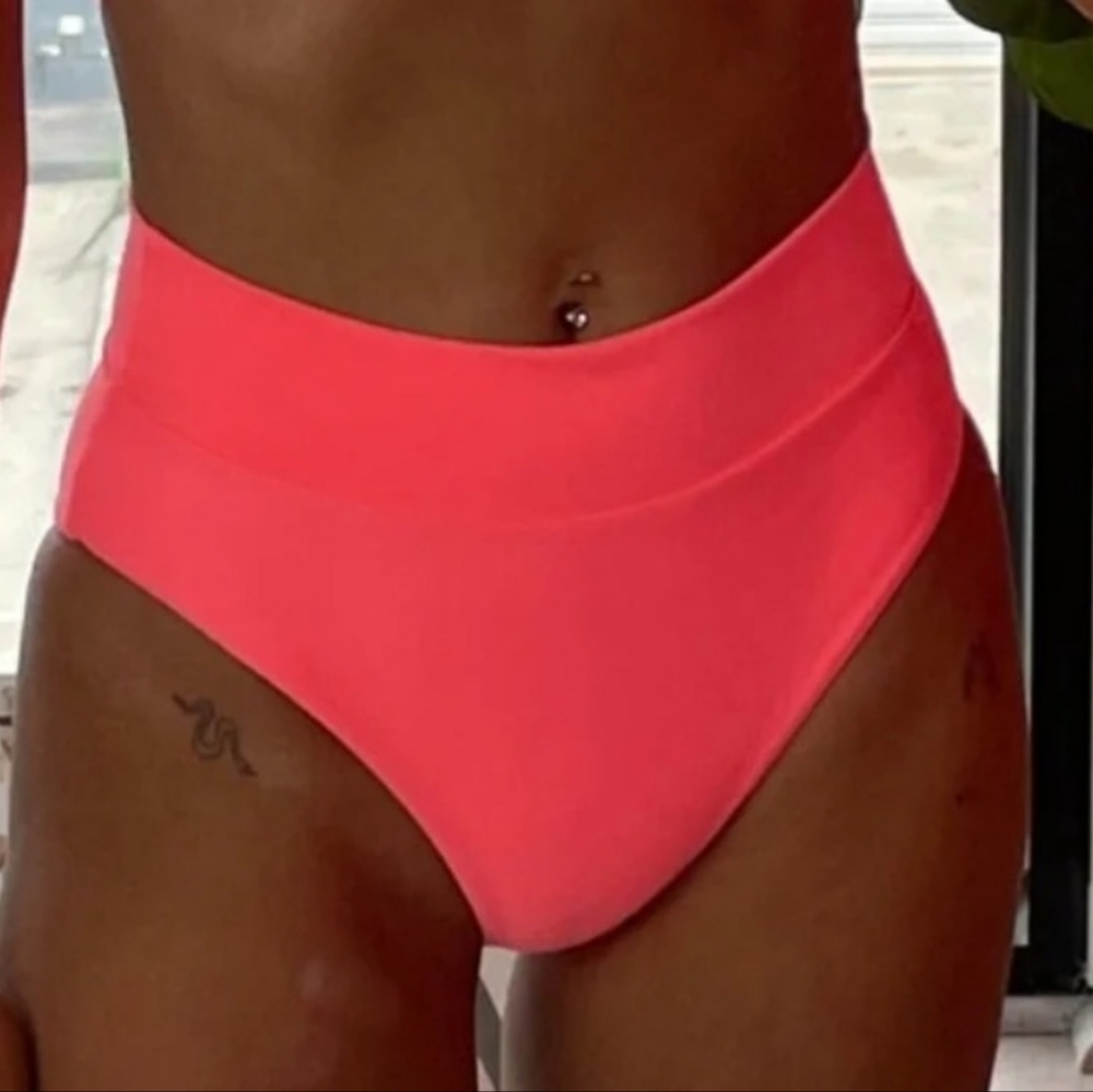 Infamous Swim, Ginger Bottom,X-Large, Florescent Coral